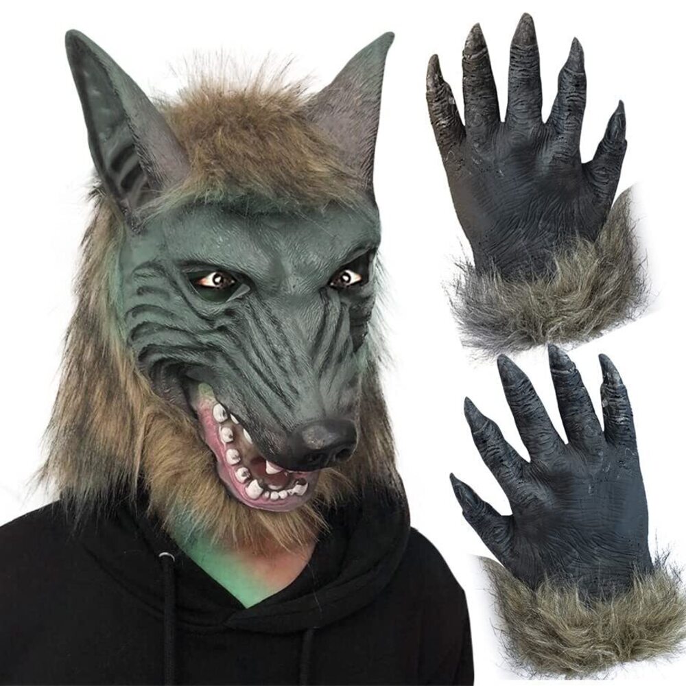 2774 Holloween Horror Mask Party Cosplay Costume Werewolf Dress Up Mask